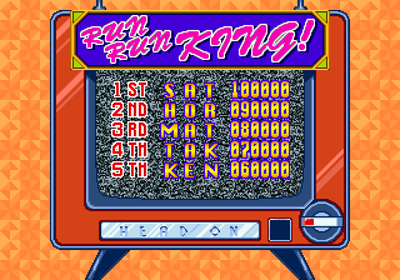 Monita to Rimoko no Head On Channel - Screenshot - High Scores (Japan) - 320x224