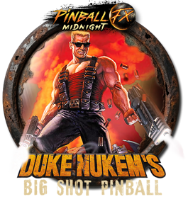 Duke Nukem's Big Shot Pinball - Fanart - Cart - Front (World) - 458x485