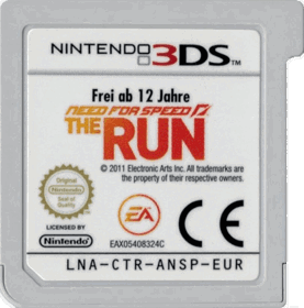 Need for Speed: The Run - Cart - Front (Europe) - 813x823