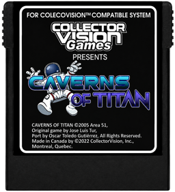 Caverns of Titan - Cart - Front (North America) - 1130x1240