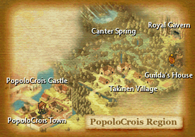 PoPoLoCrois Monogatari II - Screenshot - Gameplay (World) - 319x224