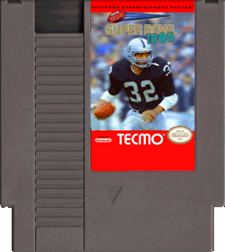 Tecmo Super Bowl 1983 - Cart - Front (United States) - 800x898