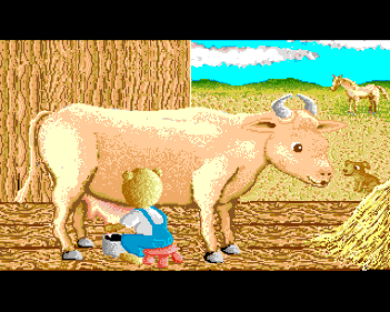 Illustration of Barney Bear Goes to the Farm