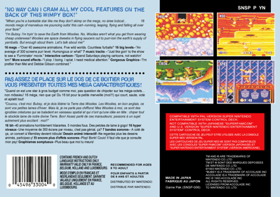 Bubsy in: Claws Encounters of the Furred Kind - Box - Back (France) - 2103x1476