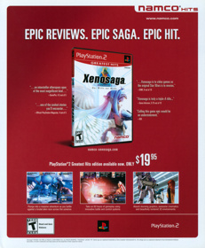 Xenosaga Episode I: Der Wille zur Macht - Advertisement Flyer - Front (United States) - 1814x2200