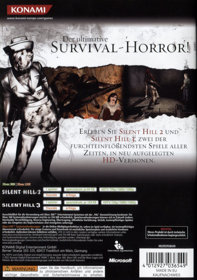 Silent Hill HD Collection - Box - Back (Germany) - 499x710