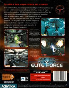 Star Trek: Voyager: Elite Force - Box - Back (France) - 632x800