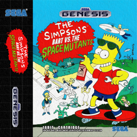 The Simpsons: Bart vs. the Space Mutants - Box - Front - Reconstructed (Brazil) - 1476x1476