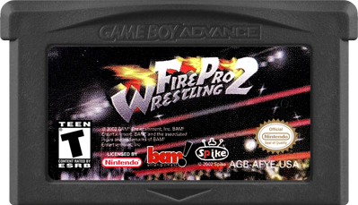 Fire Pro Wrestling 2 - Cart - Front (North America) - 1000x574