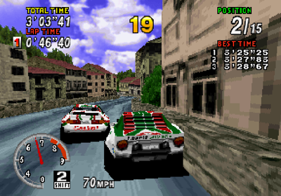 Sega Rally Championship - Screenshot - Gameplay (World) - 640x448
