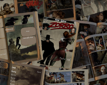 The Shadow of Zorro - Screenshot - Game Title (Europe) - 640x512