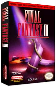 Final Fantasy III - Box - 3D (North America) - 512x794