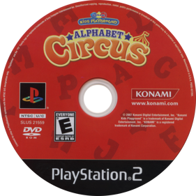 Konami Kids Playground: Alphabet Circus - Disc (North America) - 1362x1362