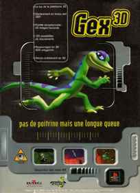 Gex: Enter the Gecko - Advertisement Flyer - Front (France) - 1700x2339