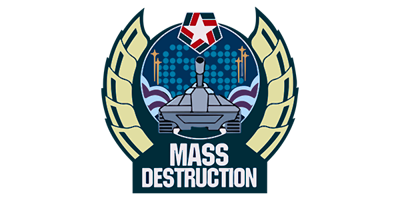 Mass Destruction - Clear Logo (Europe) - 600x300