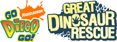 Go, Diego, Go! Great Dinosaur Rescue - Clear Logo (North America) - 1608x581