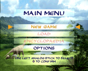 Dinosaur - Screenshot - Game Select (World) - 640x512