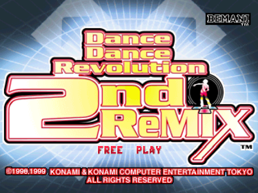 Dance Dance Revolution: 2nd ReMix - Screenshot - Game Title (Japan) - 640x480