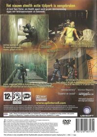 Tom Clancy's Splinter Cell: Pandora Tomorrow - Box - Back (The Netherlands) - 568x800