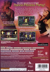 Zumba Fitness: Join the Party - Box - Back (Germany) - 1003x1430