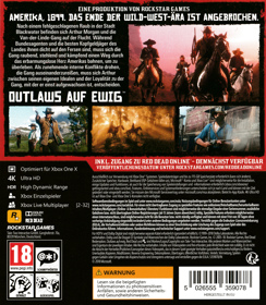 Red Dead Redemption II - Box - Back (Europe) - 3022x3471