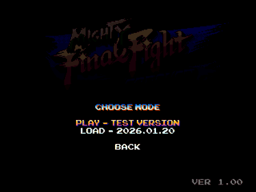 Mighty Final Fight Forever (DreamBOR Edition) - Screenshot - Game Title (World) - 960x720