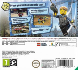 LEGO City Undercover: The Chase Begins - Box - Back (Europe) - 889x800