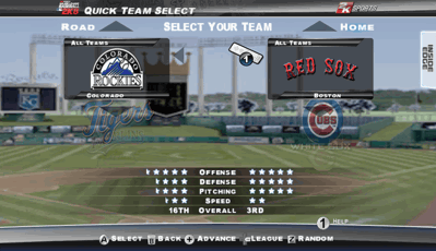 Major League Baseball 2K8 - Screenshot - Game Select (World) - 2334x1344