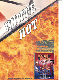 Double Dragon - Advertisement Flyer - Front (United Kingdom) - 1720x2200