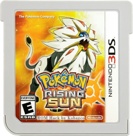 Pokémon Rising Sun - Cart - Front (United States) - 919x941