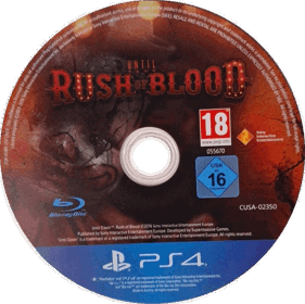 Until Dawn: Rush of Blood - Disc (Europe) - 792x790