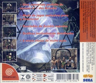 The House of the Dead 2 - Box - Back (Brazil) - 564x487