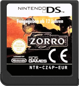 Zorro: Quest for Justice - Cart - Front (Europe) - 517x564