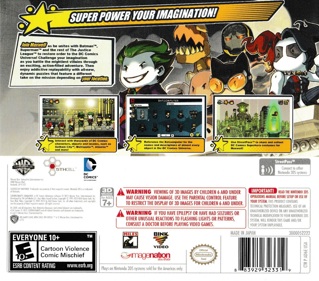 Scribblenauts Unmasked: A DC Comics Adventure - Box - Back (North America) - 1400x1232