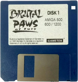 Brutal: Paws of Fury - Disc (Europe) - 563x588