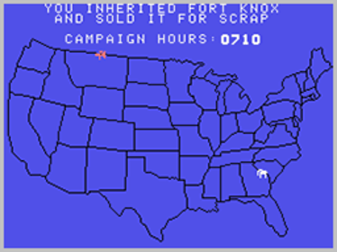 Campaign '84 - Screenshot - Gameplay (North America) - 256x192