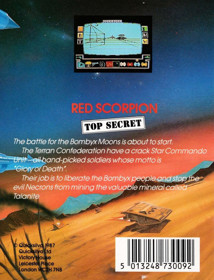Red Scorpion  - Box - Back (Europe) - 1175x1539