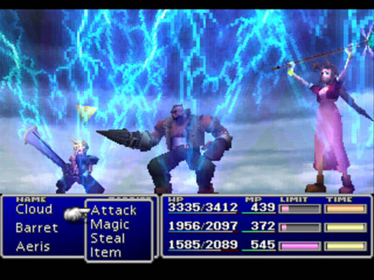 Final Fantasy VII - Screenshot - Gameplay (World) - 640x480