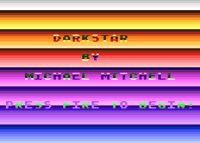 Darkstar (Antic) - Screenshot - Game Title (North America) - 336x240