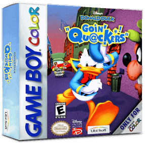 Disney's Donald Duck: Goin' Quackers - Box - 3D (North America) - 1016x998