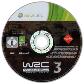 WRC 3 FIA World Rally Championship - Disc (Europe) - 900x900