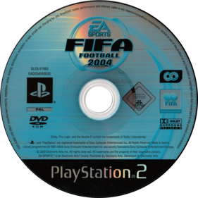 FIFA Soccer 2004 - Disc (Europe) - 782x782
