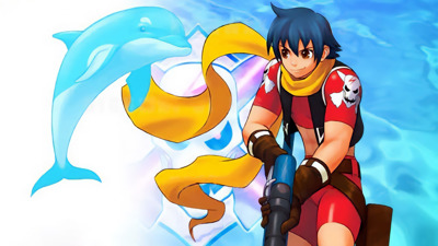 Dolphin Blue - Fanart - Background (World) - 1920x1080