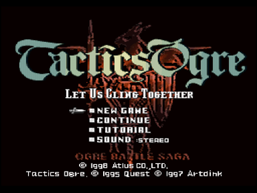 Tactics Ogre - Screenshot - Game Title (World) - 640x480