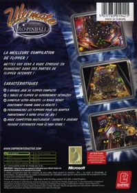 Ultimate Pro Pinball - Box - Back (France) - 483x680