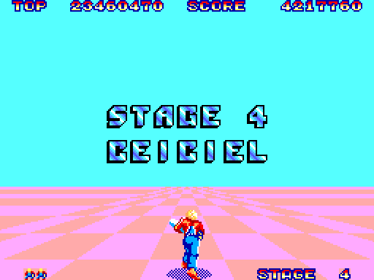 Space Harrier - Screenshot - Gameplay (World) - 512x384