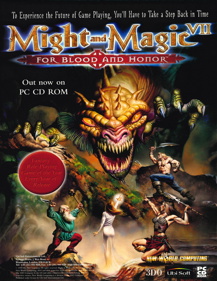 Might and Magic VII: For Blood and Honor - Advertisement Flyer - Front (United Kingdom) - 2319x3000