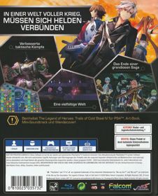 The Legend of Heroes: Trails of Cold Steel IV - Box - Back (Germany) - 645x800