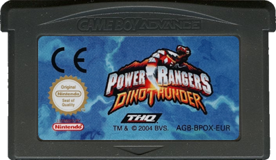 Power Rangers: Dino Thunder - Cart - Front (Europe) - 702x408