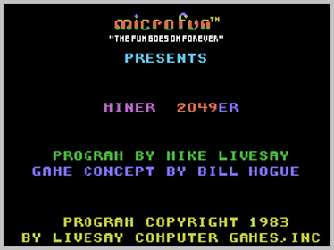 Miner 2049er - Screenshot - Game Title (North America) - 256x192